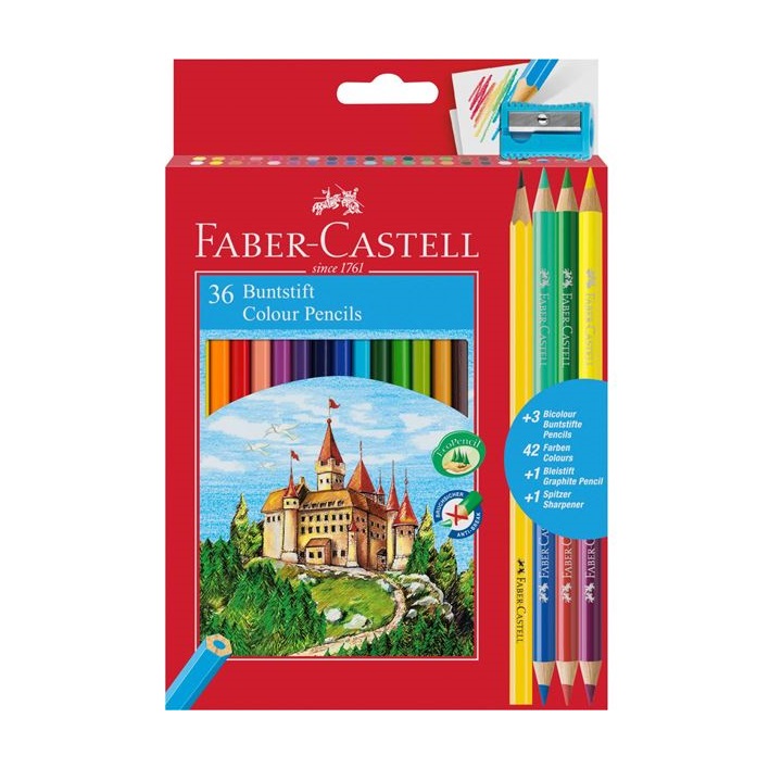 Bojice Faber-Castell šesterokutne / set od 36 boja
