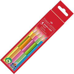 Bojice Jumbo Grip Neon - 5 kom