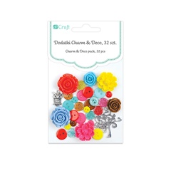 Dekorativni dodaci Charm & Deco Juicy - 32 kom
