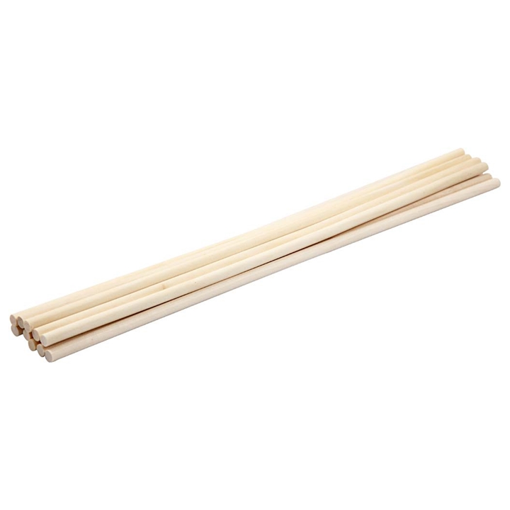 Drveni štapići 30 x 0.6 cm - 10 kom