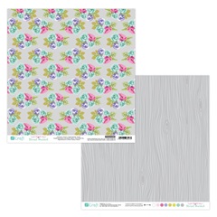 Dvostrani papir za scrapbooking 0.5 x 30.5 cm - Floral Market 02