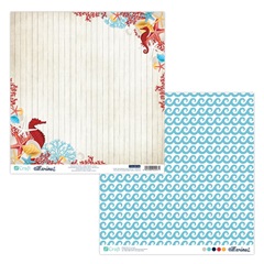 Dvostrani papir za scrapbooking 30.5 x 30.5 cm - Marine 06