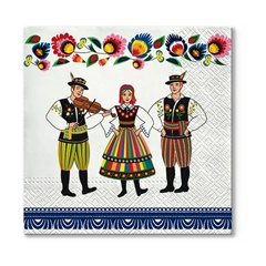 Eko salveta za dekupaž Folk Celebration - 1 kom