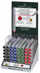Flomaster Grip Flipchart okrugli vrh - 40 kom - POS displej