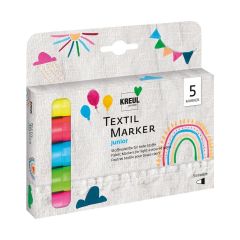 Flomaster za tekstil KREUL - set Junior 5 komada