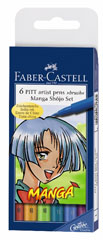 Flomasteri Art Pen PITT Manga Shojo - set Etui 6kom