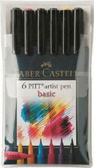 Flomasteri Art Pen PITT - set 6 Basic