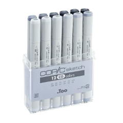 Flomasteri COPIC Sketch Cool Grey - set  12 kom