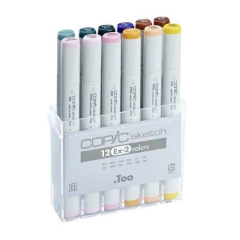 Flomasteri COPIC Sketch Ex-2 set  12 kom