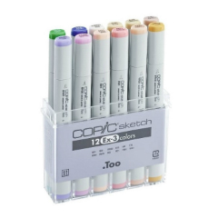 Flomasteri COPIC Sketch Ex-3 - set  12 kom