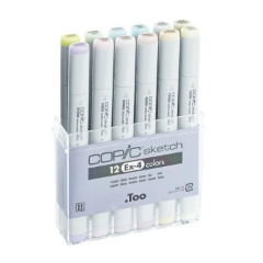 Flomasteri COPIC Sketch Ex-4 -  set  12 kom