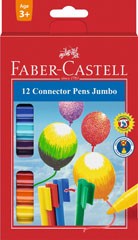 Flomasteri Jumbo s klipom - set 12 boja