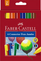 Flomasteri Jumbo s klipom - set 6 boja