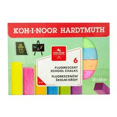 Fluorescentna školska kreda KOH-I-NOOR, set od 6 boja