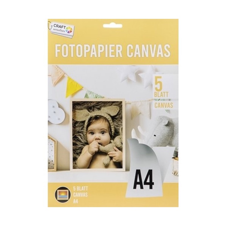 Fotografsko papir platno Craft Sensations 5 kom