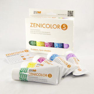 Boje za sapun Zenicolor 5 komada