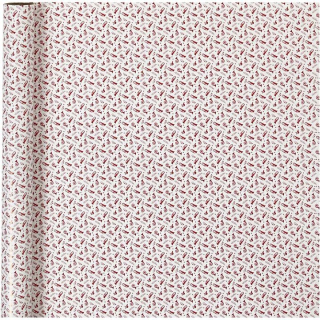 Ukrasni papir | red white trumpet 70 cm x 4 m