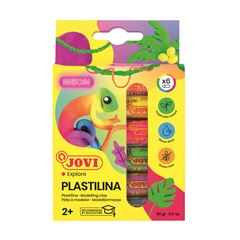 JOVI Neon sjenila od plastelina 6 x 15 g