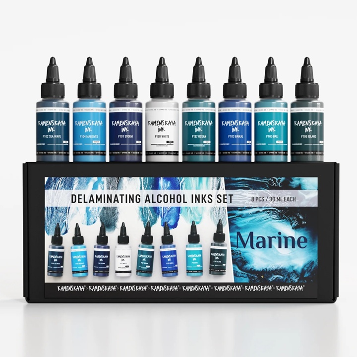 KAMENSKAYA set tinti za odvajanje 'Marine' 8x30 ml