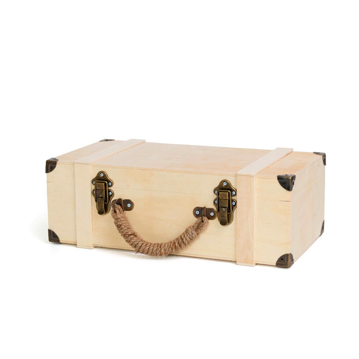Kofer s metalnim pojačanjima 43 x 23 x 17 cm