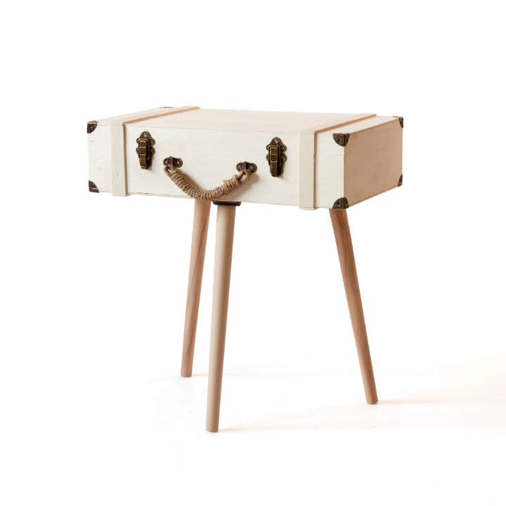 Kofer s nogarama od drveta breze 55 x 43 x 22 cm