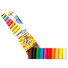 KOH-I-NOOR glina za modeliranje - set od 10 boja, 200 g
