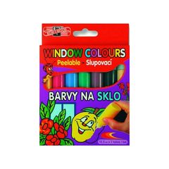 KOH-I-NOOR Set boja za staklo koje se mogu odljepiti 7x10 ml