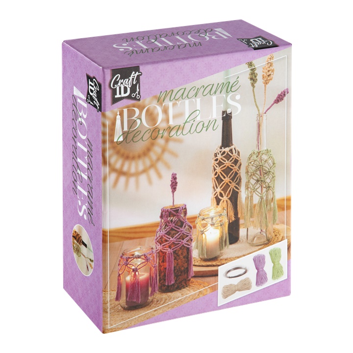 Komplet za makrame za ukrašavanje boca