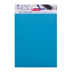 Linoleum blue soft 23 x 30 cm