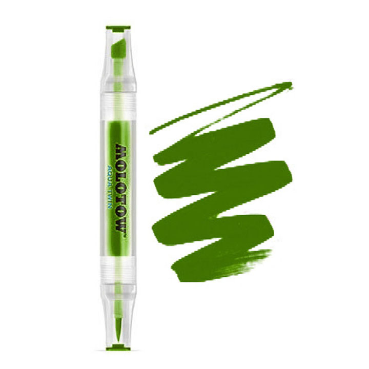 Marker Molotow™ Aqua Twin - yellow green Marker Molotow™ Aqua Twin - yellow green