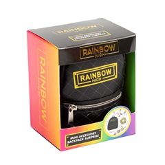Mini ruksak s dodacima RAINBOW HIGH crni