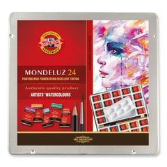 Mondeluz akvarelne boje u metalnoj kutijici / 24 kom