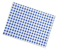 Podloga za likovno - plavi karo