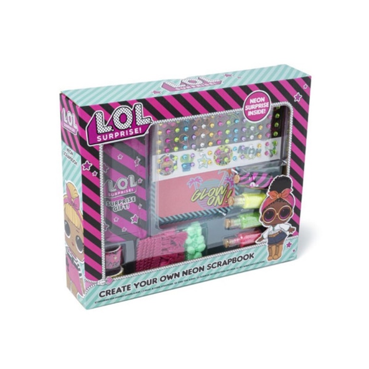 Neonski scrapbooking set LOL iznenađenje