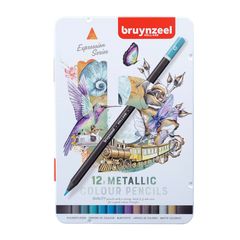 Olovke u boji Bruynzeel metalik nijanse 12 kom