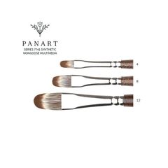 PanArt 7741 Filbert kist - sintetičke čekinje mungosa | Razne veličine