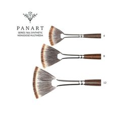 PanArt 7801 Lepezasta četka - sintetičke čekinje mungosa | Razne veličine
