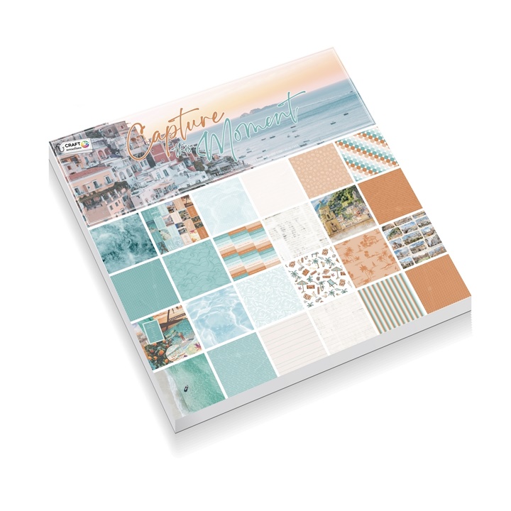Papir za scrapbooking 24 listova 30,5 x 30,5 - Morski motiv