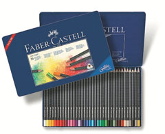 Akvarelne drvene bojice Art Grip set - 36 boja - metalna kutija