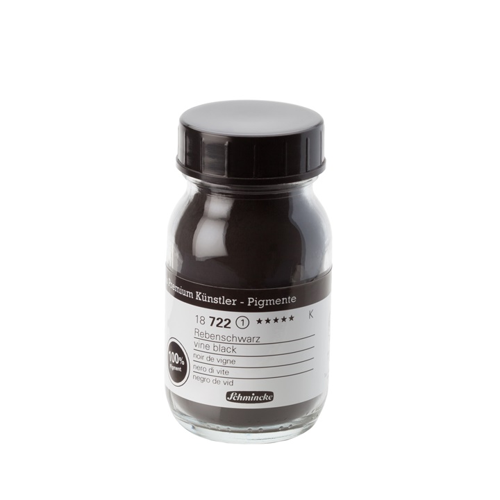 Pigmenti Schmincke 100 ml  | 722 burgundy-black