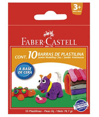 Plastelin Faber-Castell - 10 dijelni set