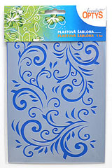 Plastična šablona 15x20cm - filigranski oornamenti