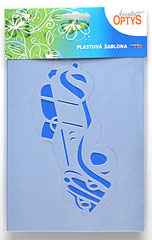 Plastična šablona 20x15cm - auto