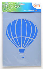 Plastična šablona 20x30 cm - balon