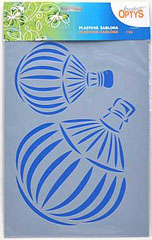 Plastična šablona 20x30cm - baloni