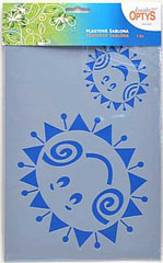 Plastična šablona 20x30cm - Sunce