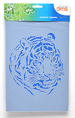 Plastična šablona 20x30cm - tigar