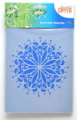 Plastična šablona promjer 14cm - mandala 3