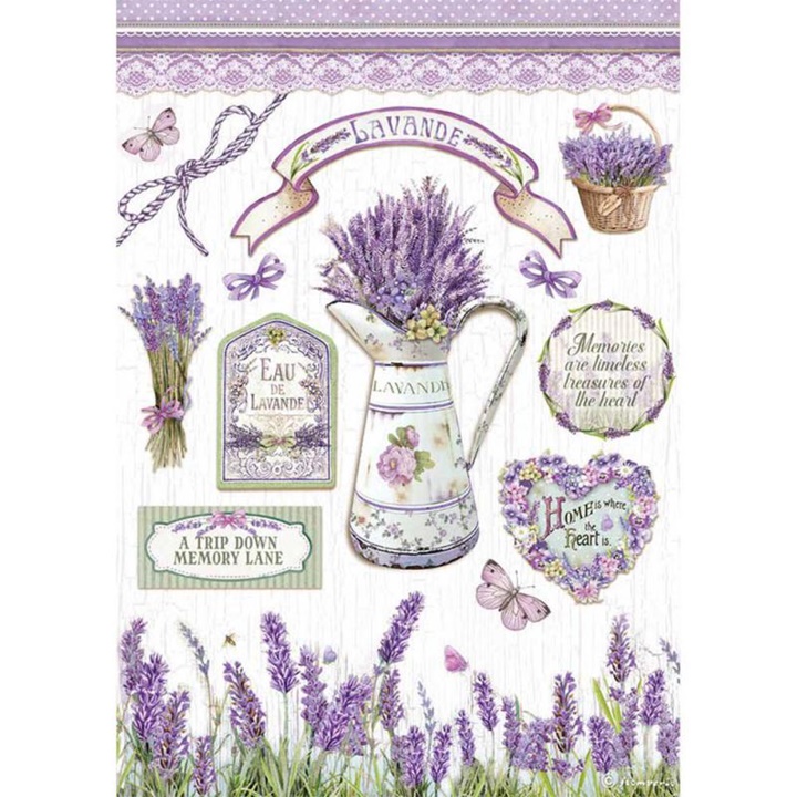 Rižin papir A4 Provence elements