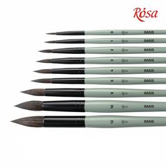 ROSA OASIS 188 Prirodna okrugla četka | Različite veličine